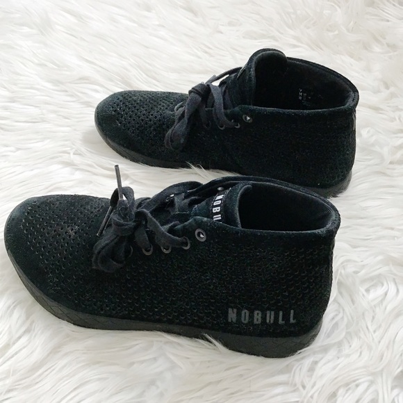 NOBULL Shoes - NOBULL Black Suede Mids